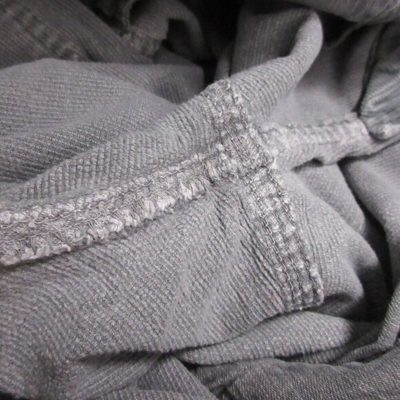 Gramicci Straight Leg Corduroy Pants Women Size 4 Mid Rise Zip Casual Gray 494 - Picture 7 of 14